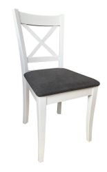 Трапезен стол RIO бяло и сиво